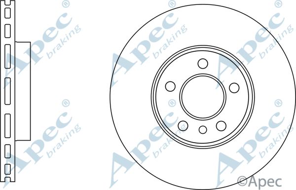 APEC BRAKING Bremžu diski DSK3124